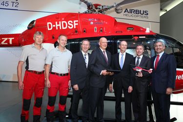 In 2014, the DRF Luftrettung was the first operator in the world to receive an H145 helicopter. In 2014, the DRF Luftrettung was the first operator in the world to receive an H145 helicopter.