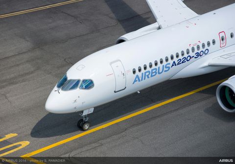 A220 reveal: first arrival in Airbus livery 13