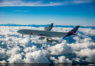 A340 Laminar Flow BLADE Demonstrator First Flight - In Flight A340 Laminar Flow BLADE Demonstrator First Flight - In Flight