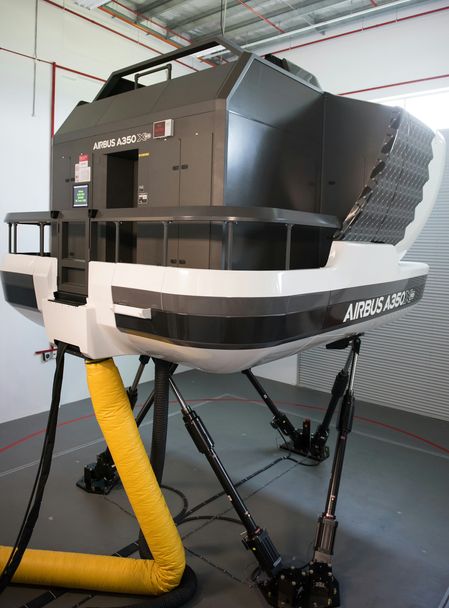 AATC A350 XWB full flight simulator