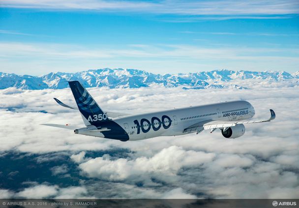 A350-1000 Airbus MSN059 in flight - first flight