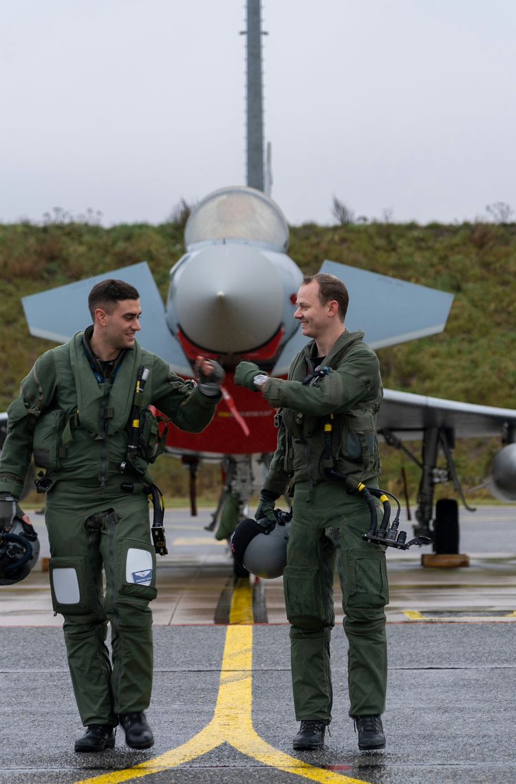 Spanish and German Eurofighters secure Baltic skies 02 Spanish and German Eurofighters secure Baltic skies 02