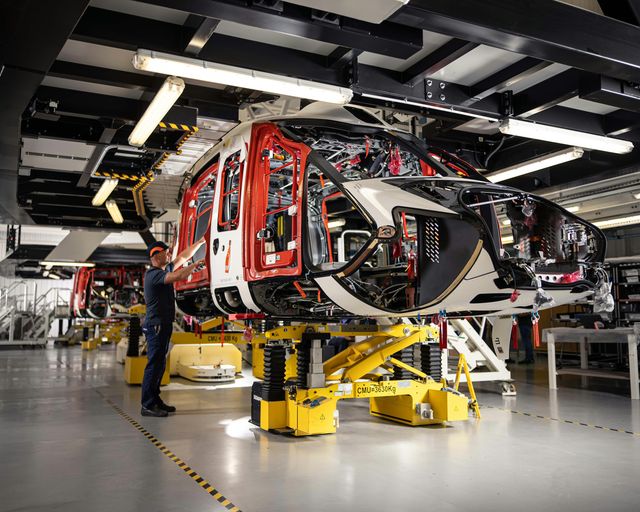 Airbus H160 in production Airbus H160 in production