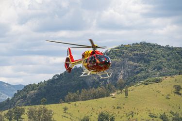 An Airbus H145 for search and rescue operations An Airbus H145 for search and rescue operations