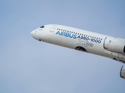 Dubai Airshow 2023 Day 4 - A350-1000 Flying display Dubai Airshow 2023 Day 4 - A350-1000 Flying display