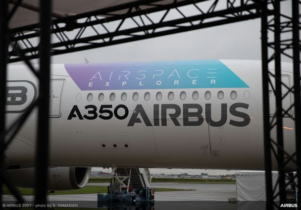 A350 XWB on ground - Airbus summit 2021