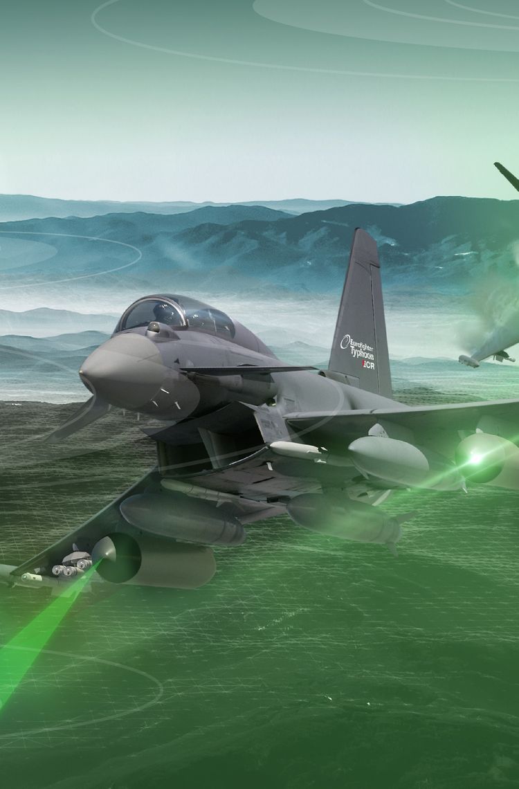 The new Eurofighter electronic combat role (ECR) The new Eurofighter electronic combat role (ECR)