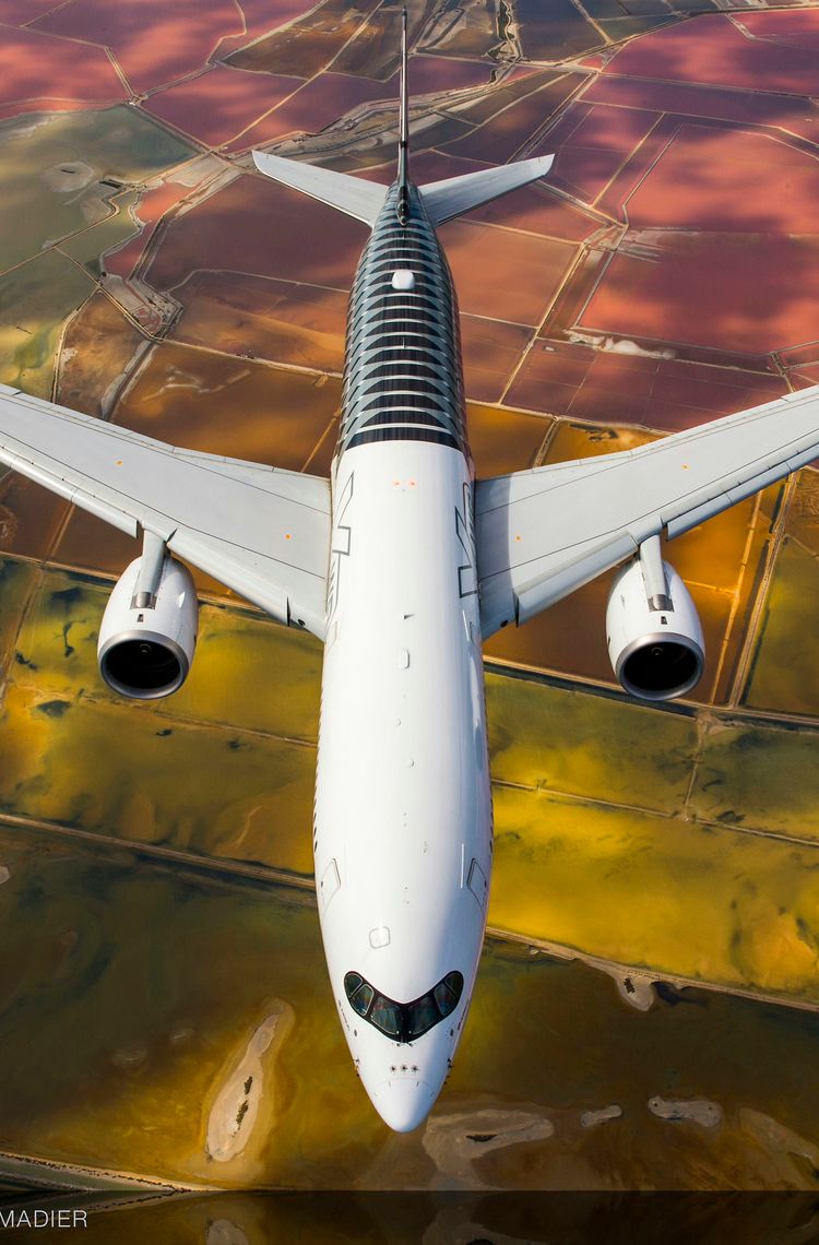A350 XWB in flight - Airbus family flight A350 XWB in flight - Airbus family flight