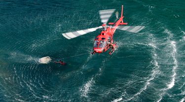 Airbus H125 during firefighting operation Airbus H125 during firefighting operation