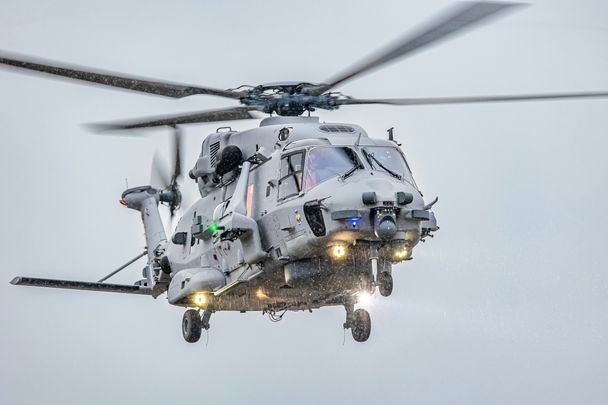 NH90 Sea Tiger in flight