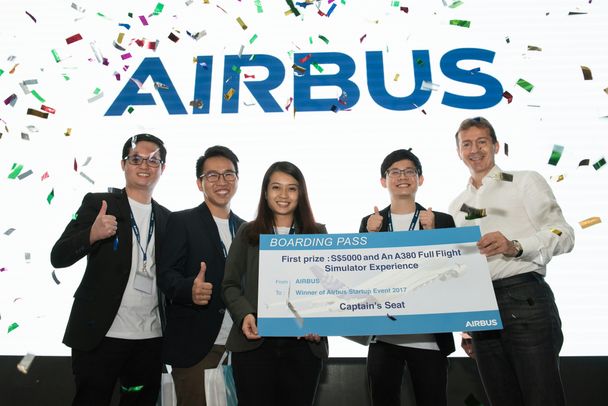 Airbus start-up event_Winning team