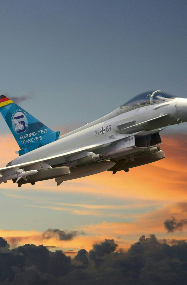Eurofighter Tranche 5 artist view (3D Render) Eurofighter Tranche 5 artist view (3D Render)