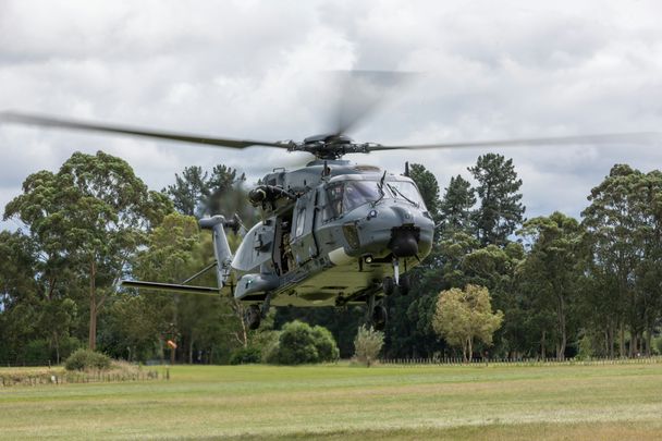 NH90 after Cyclone Gabrielle - © Ned Dawson / Airbus Helicopters