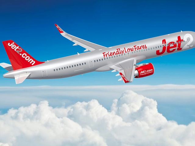 A321neo Jet2.com in flight - rendering A321neo Jet2.com in flight - rendering