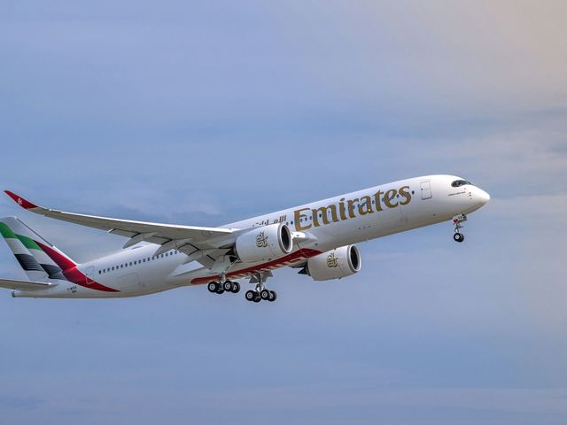 Emirates A350-900 MSN684 First flight Emirates A350-900 MSN684 First flight