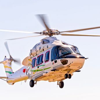 Pegaso’s H175 in flight Pegaso’s H175 in flight