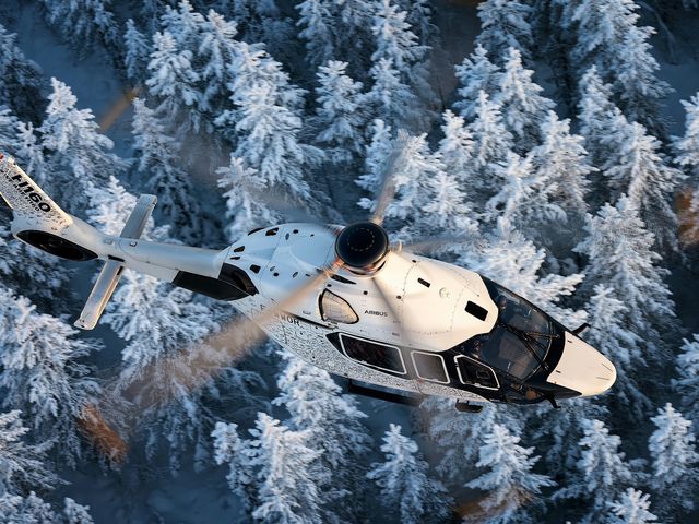 Airbus H160 helicopter happily handles Finland’s freezing winter Airbus H160 helicopter happily handles Finland’s freezing winter