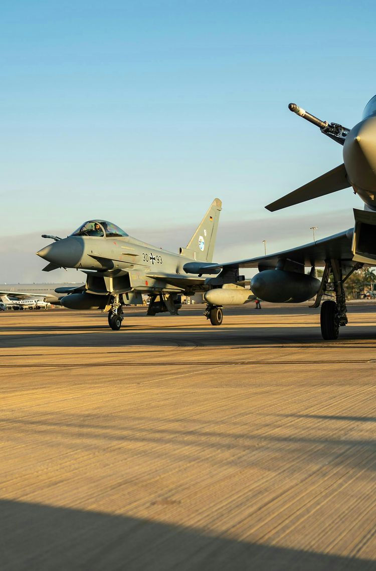 German Eurofighter in Pitch Black 2024 German Eurofighter in Pitch Black 2024
