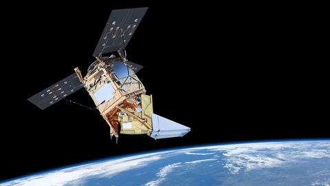 Sentinel 5 Precursor in Orbit - Artist view