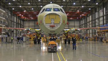 A321XLR in assembly line A321XLR in assembly line