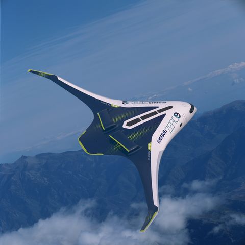 ZEROe Blended Wing Body Concept