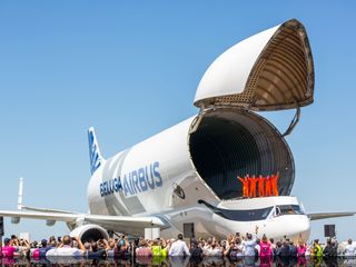 BelugaXL first flight - arrival BelugaXL first flight - arrival