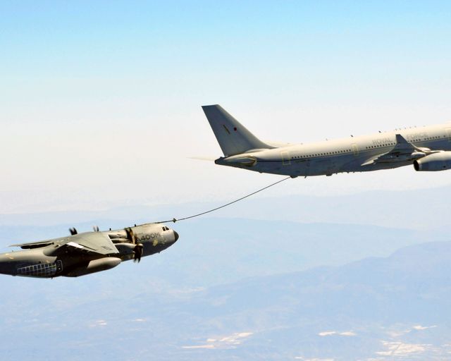 The Royal Air Force A330 MRTT ‘Voyager’ achieves clearance to refuel A400M aircraft The Royal Air Force A330 MRTT ‘Voyager’ achieves clearance to refuel A400M aircraft