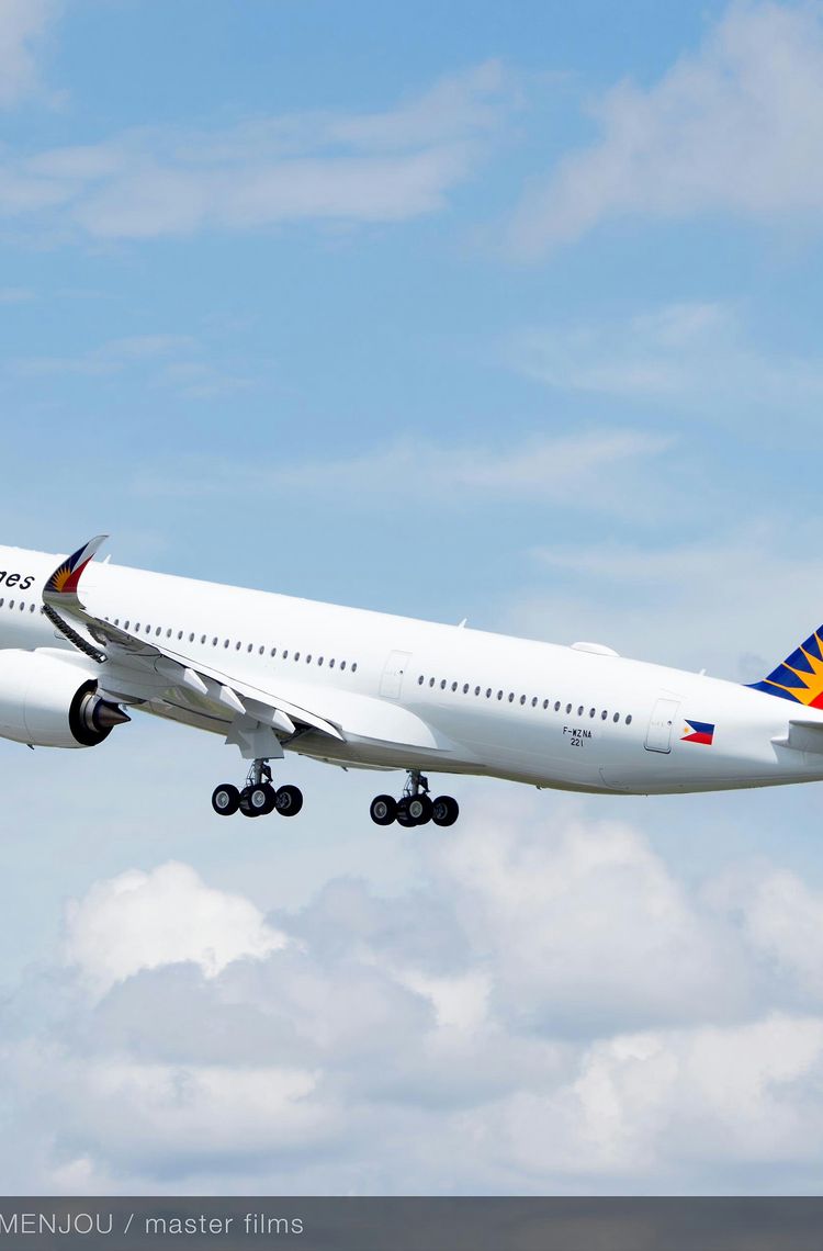 Maiden flight of Philippine Airlines’ no. 1 A350-900 Maiden flight of Philippine Airlines’ no. 1 A350-900