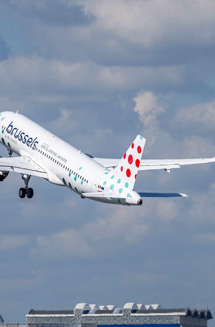 A320neo Brussels Airlines MSN11600 taking off A320neo Brussels Airlines MSN11600 taking off