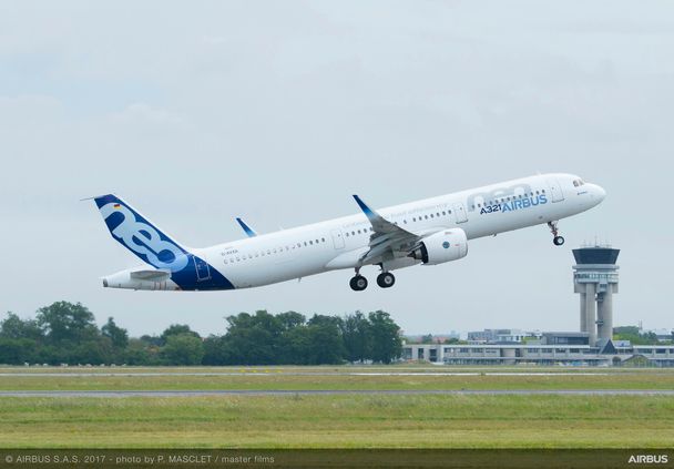 A321neo Airbus MSN6673 taking off