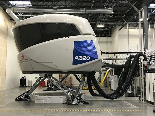 The first A320neo full flight simulator in the Americas The first A320neo full flight simulator in the Americas