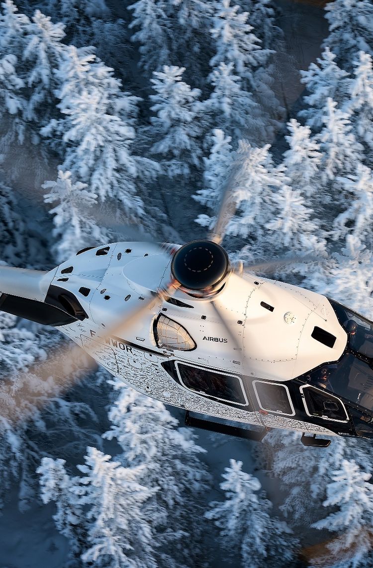 Airbus H160 helicopter happily handles Finland’s freezing winter Airbus H160 helicopter happily handles Finland’s freezing winter