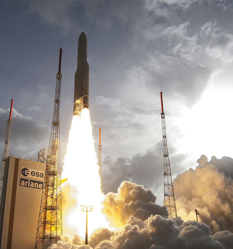 Ariane 5 launch from Kourou Ariane 5 launch from Kourou