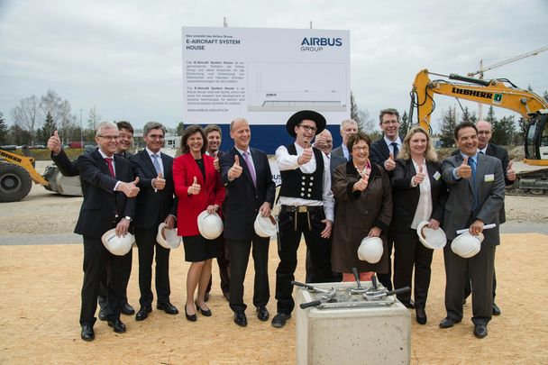 Ground-breaking ceremony for the E-Aircraft System House