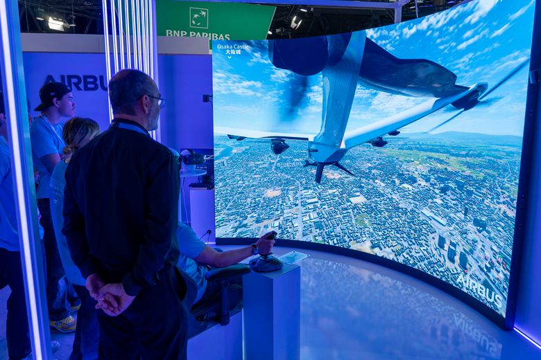 CityAirbus Flight Simu VivaTech Paris 2024      CityAirbus Flight Simu VivaTech Paris 2024
