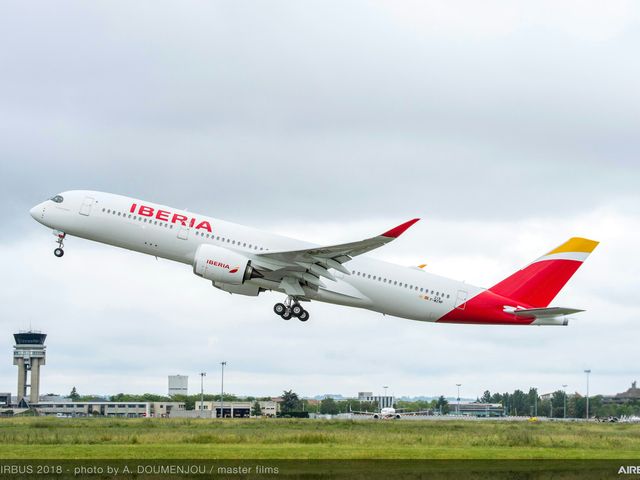 Iberia A350-900 first delivery 1 Iberia A350-900 first delivery 1