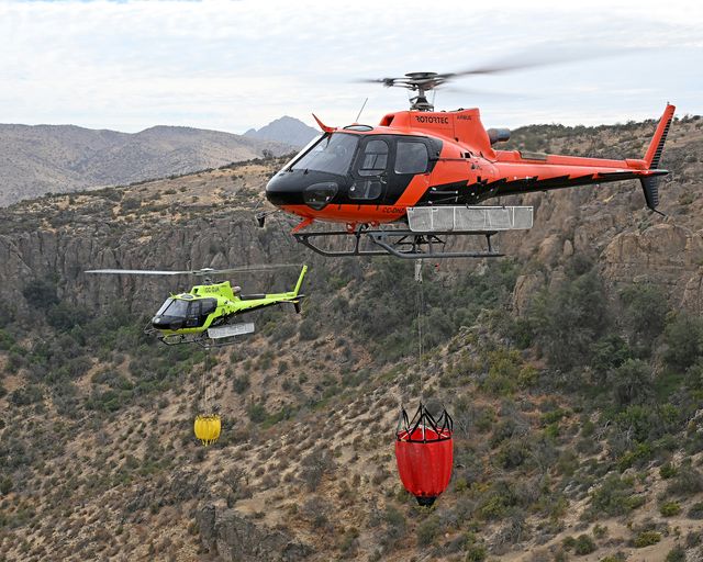 Rotortec's H125s equipped for firefighting mission Rotortec's H125s equipped for firefighting mission