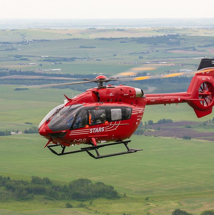 STARS' H145 in flight STARS' H145 in flight