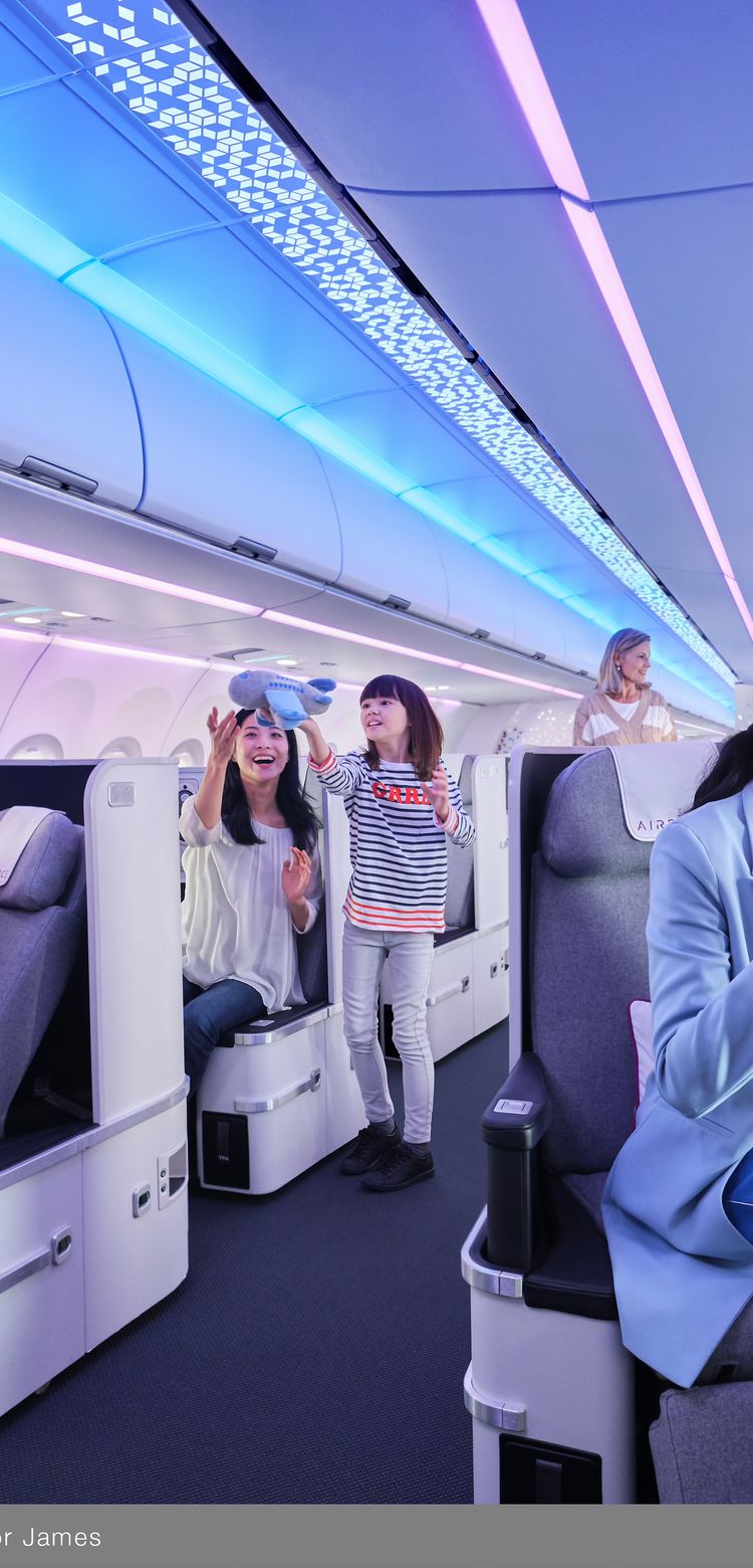 Passengers experience in A320 Airspace Business class Cabin Passengers experience in A320 Airspace Business class Cabin