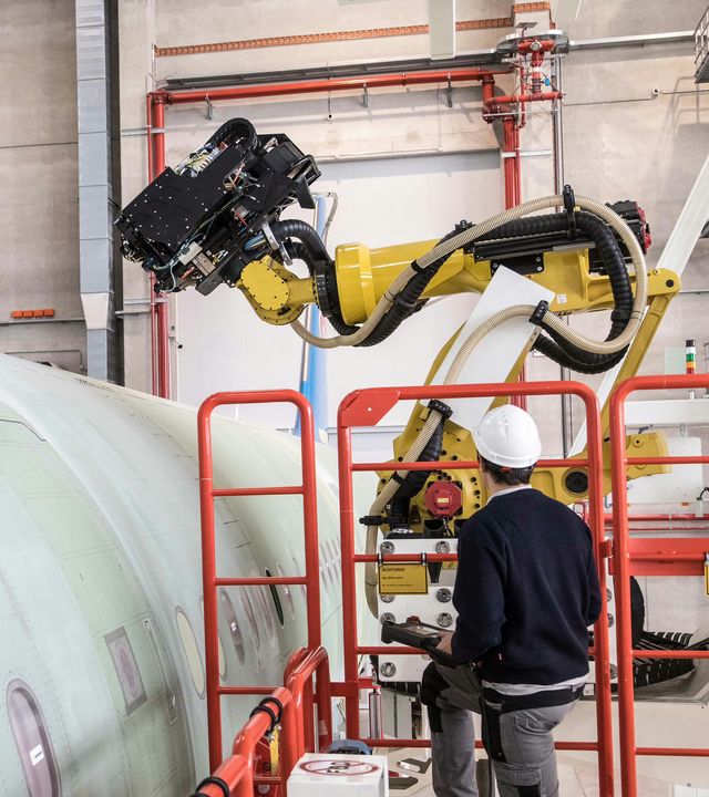 A320 4th Line Station 41 Robot Building 214 A320 4th Line Station 41 Robot Building 214