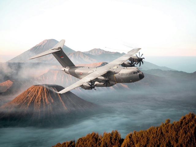 A400M Indonesia in flight HD A400M Indonesia in flight HD