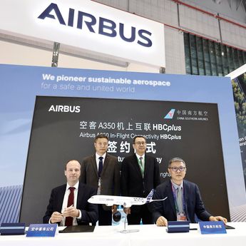 China Southern Airlines A350 signs for HBCplus China Southern Airlines A350 signs for HBCplus