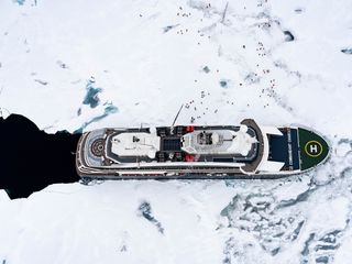 Aerial view of Commandant Charcot Aerial view of Commandant Charcot