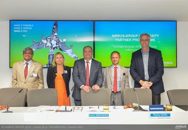 Airbus Group University Partner Programme welcome three new partner universities Airbus Group University Partner Programme welcome three new partner universities