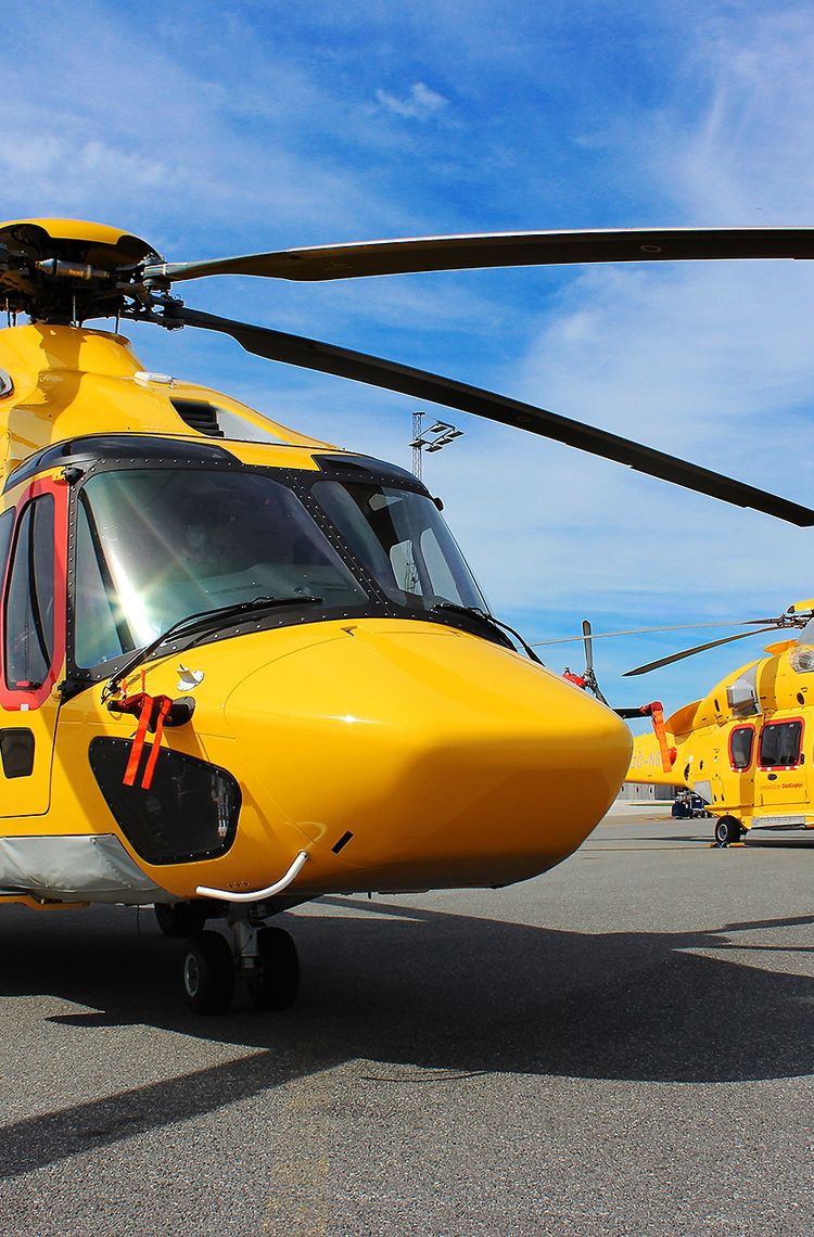 NHV's Airbus helicopters NHV's Airbus helicopters