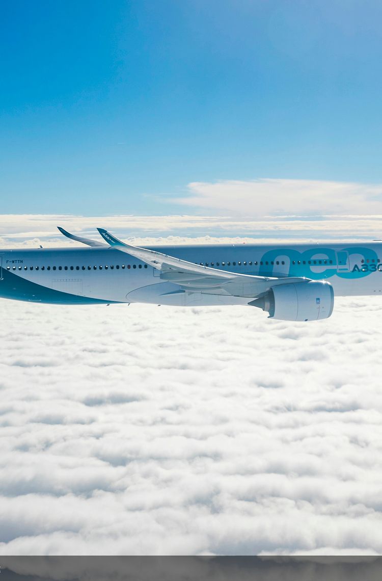 A330-900 Airbus MSN1795 First Flight- in flight A330-900 Airbus MSN1795 First Flight- in flight