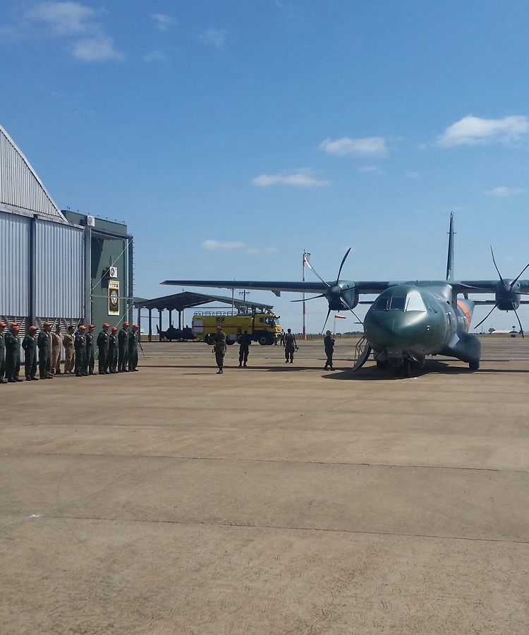 C295, end of Tour at Campo Grande military base, Brazil C295, end of Tour at Campo Grande military base, Brazil