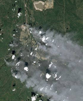 Pléiades and SPOT 7 Satellites images of Fires in Fort Mc Murray, Canada Pléiades and SPOT 7 Satellites images of Fires in Fort Mc Murray, Canada