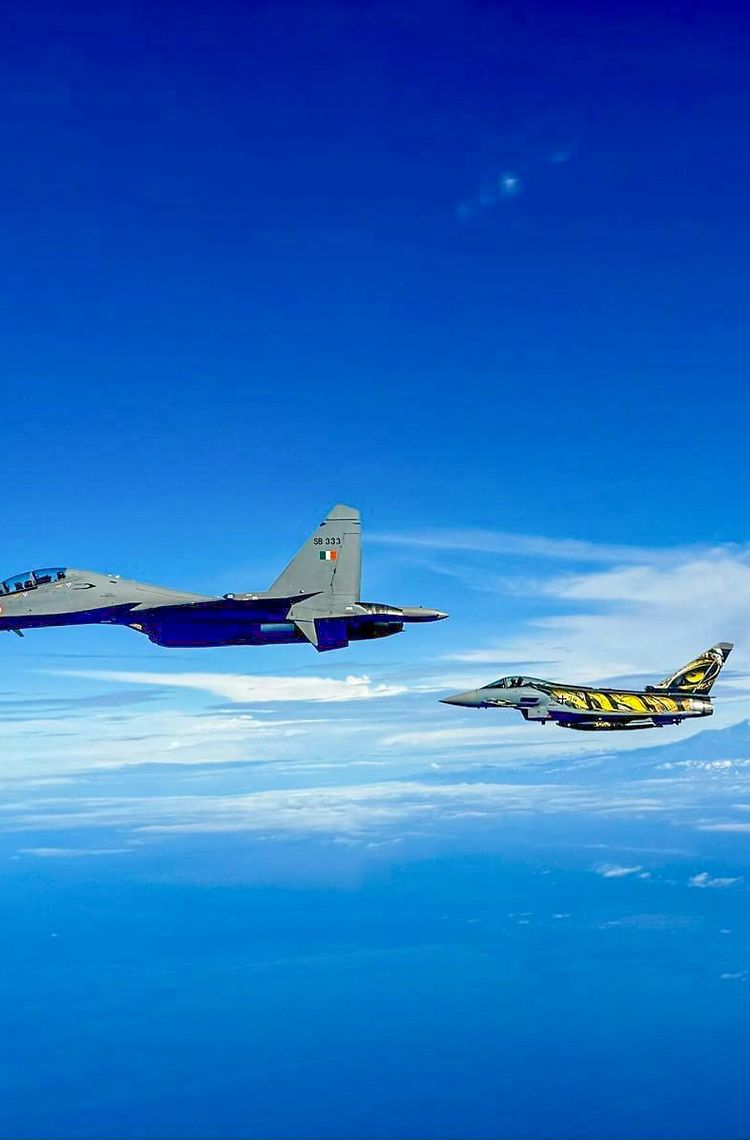 German Eurofighter during Ocean Sky 2025 German Eurofighter during Ocean Sky 2025