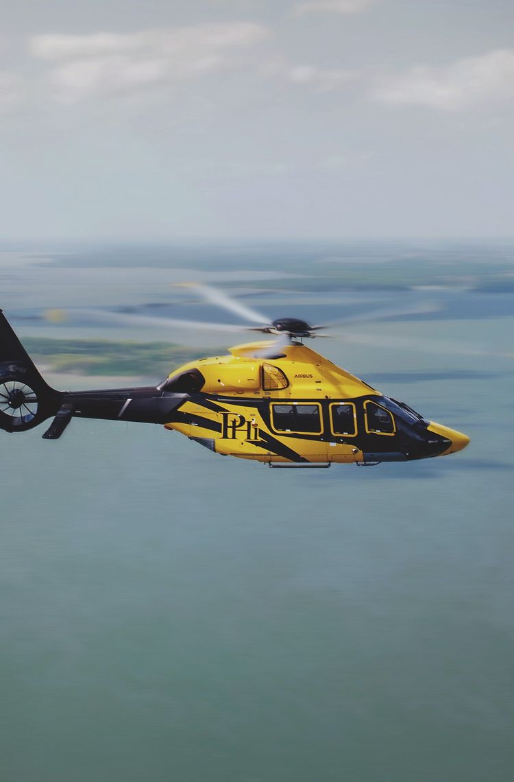 PHI's H160 in flight PHI's H160 in flight